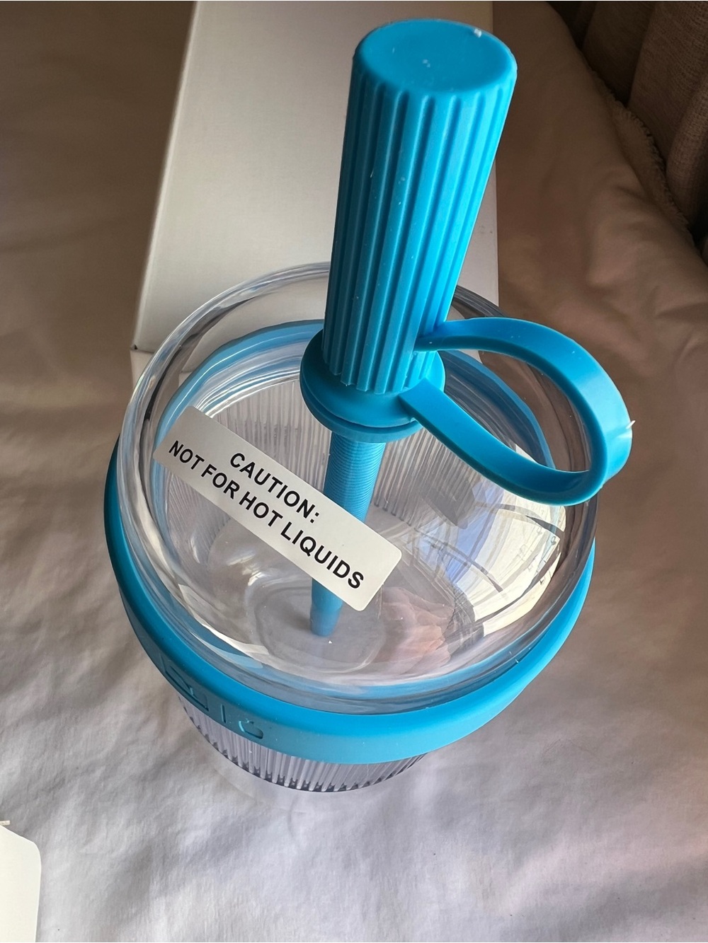 Nespresso Turquoise Travel Tumbler with Straw - Picture 2 of 8